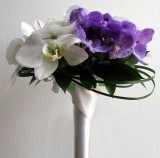 BUCHET VANDA BLUE MAGIC SI PHALAENOPSIS